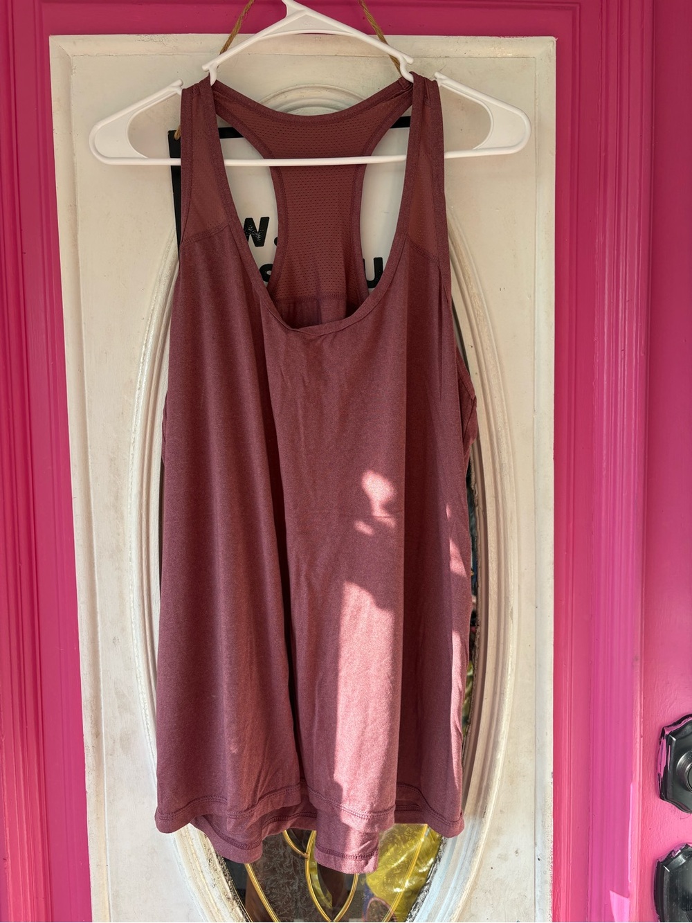 Xersion Mauve Racerback Tank Top